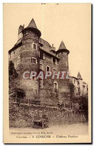 Seller image for Carte Postale Ancienne Correze Uzerche Chteau Pointer for sale by CPAPHIL