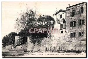 Imagen del vendedor de Carte Postale Ancienne Hendaye B P Manson de Pierre Loti et Remparts Camino a la venta por CPAPHIL