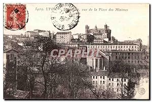 Carte Postale Ancienne Lyon vue de la Place des Minimes