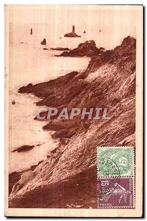Image du vendeur pour Carte Postale Ancienne La Pointe Du Raz vue Perspective mis en vente par CPAPHIL