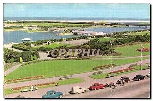 Carte Postale Ancienne Promenade and Lake Southport