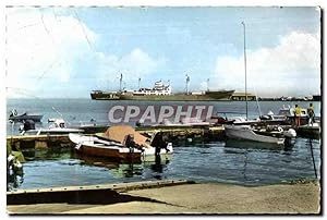 Bild des Verkufers fr Carte Postale Ancienne Djibouti vue gnrale du port Cote des Somalis zum Verkauf von CPAPHIL