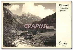 Carte Postale Ancienne Aufnahme und verang hans hruschka mayrhof tirol jede nachnmug elgene Handa...