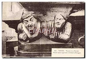 Image du vendeur pour Carte Postale Ancienne Vannes Vannes et sa Femme Maison ayant apparenu a Gilles de Bretagne mis en vente par CPAPHIL