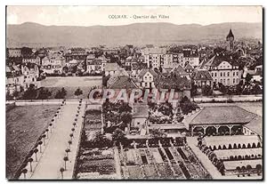 Carte Postale Ancienne Colmar Quarrier des villas