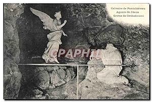 Image du vendeur pour Carte Postale Ancienne Calvaire de Pontchteau Agonie de Jesus Grotte de Gethsemani mis en vente par CPAPHIL