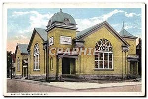 Carte Postale Ancienne Baptist Curch Moberly Mo