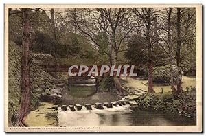 Carte Postale Ancienne Stepping Stones Wemonodene Newcastle on type