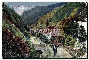 Carte Postale Ancienne Bingen Partie a d Morgenbacatal