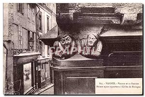 Image du vendeur pour Carte Postale Ancienne Vannes vannes et sa femme maison ayant appartenu & gilles de bretagne mis en vente par CPAPHIL