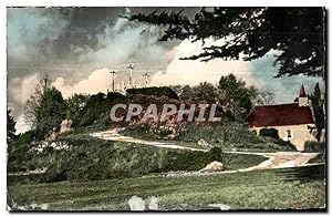 Carte Postale Ancienne Calvaire Pont Château (Loire Intérieure) vue générale du Calvalre et la Ch...