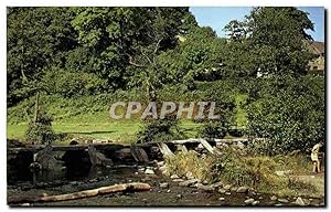 Bild des Verkufers fr Carte Postale Ancienne Tarr Steps Somerset Situated an on Unclassified rood just off the near Winsford is this zum Verkauf von CPAPHIL