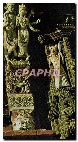 Bild des Verkufers fr Carte Postale Ancienne Nepal Kathmandu Durbar square zum Verkauf von CPAPHIL