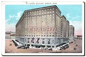 Carte Postale Ancienne Hôtel Statler Boston Mass