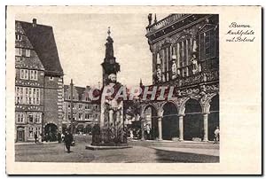 Bild des Verkäufers für Carte Postale Ancienne Bremen Harktplatz mit Roland zum Verkauf von CPAPHIL
