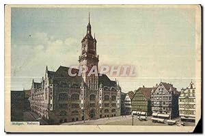 Bild des Verkufers fr Carte Postale Ancienne Stuttgart Rathaus zum Verkauf von CPAPHIL