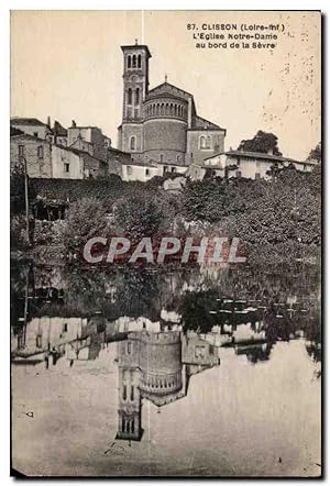 Clisson - L'Eglise Notre Dame au bord de la Sevre - Carte Postale Ancienne