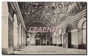 Bild des Verkufers fr Carte Postale Ancienne Rennes Palais de Justice la Salle des Pas Perdus zum Verkauf von CPAPHIL