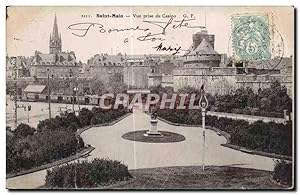 Image du vendeur pour Carte Postale Ancienne Saint Malo vue prise du Casino Train mis en vente par CPAPHIL