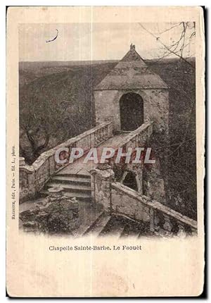 Image du vendeur pour Carte Postale Ancienne Chapelle Sainte Barbe Le Faouet mis en vente par CPAPHIL