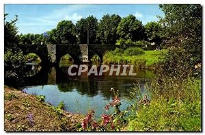 Bild des Verkufers fr Carte Postale Ancienne Llechryd bridge and river Teifl zum Verkauf von CPAPHIL