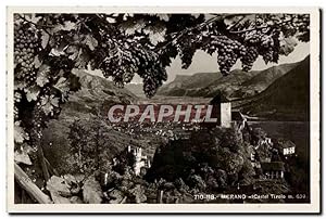 Carte Postale Ancienne Merano Castel Tirolo Austria