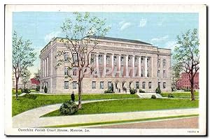 Carte Postale Ancienne Ouchita Parish Court House Monroe La