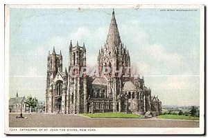 Carte Postale Ancienne Cathedral of St John the Divine New york