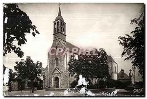 Carte Postale Semi Moderne Fouesnant (Finistere) L'Eglise et Le Calvaire