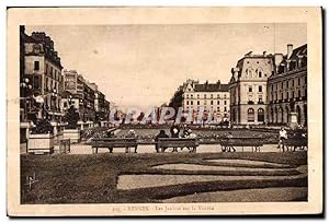 Bild des Verkufers fr Carte Postale Ancienne Rennes Les Jardins sur la Vilaine zum Verkauf von CPAPHIL