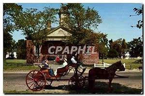 Seller image for Carte Postale Ancienne Courthouse Williamsburg Virginia Built in busy Market Square this structure served for sale by CPAPHIL