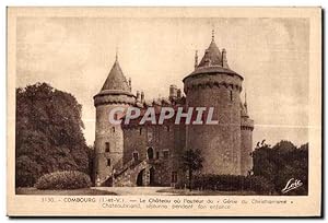 Bild des Verkufers fr Carte Postale Ancienne Combourg Le Chteau ou l'auteur du Genie du Christianisme Chteaubriand sejourne pendant son entance zum Verkauf von CPAPHIL