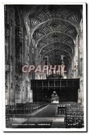 Seller image for Carte Postale Ancienne King's College Chapel Cambridge for sale by CPAPHIL