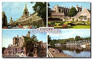 Carte Postale Ancienne The High Christ Church Balliol College River Isis