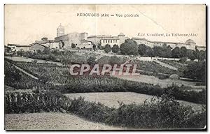 Carte Postale Ancienne Perouges Ain vue générale