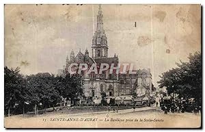 Seller image for Carte Postale Ancienne Sainte Anne D'Auray Le Basilique prise de la Scale Sancta for sale by CPAPHIL