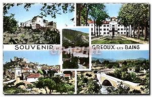 Carte Postale Ancienne Souvenir de Greoux Les Bains