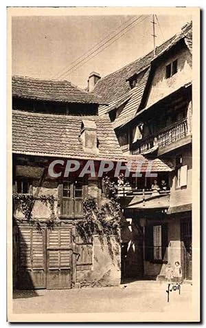 Carte Postale Ancienne Obernai Vicîles Maisons