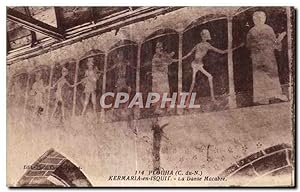 Bild des Verkufers fr Carte Postale Ancienne Plouha Kermaria en Isquit La Danse Macabre zum Verkauf von CPAPHIL