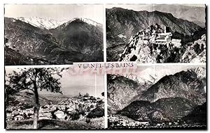 Carte Postale Ancienne Vernet Les Bains Massif et Pic du Canigou St Martin du Caigou vue générale...