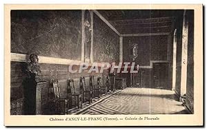 Carte Postale Ancienne Château d'Ancy le Franc Galerie de Pharsale