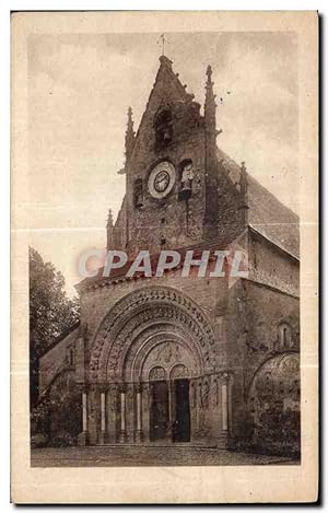 Carte Postale Ancienne Morlaas Eglise Ste Foy
