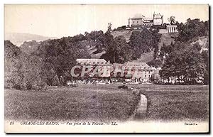 Image du vendeur pour Carte Postale Ancienne Uriage Les Bains vue Prise de la Pelouse mis en vente par CPAPHIL