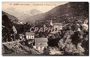 Carte Postale Ancienne Bourg Les Bains vue générale De La Vanoise