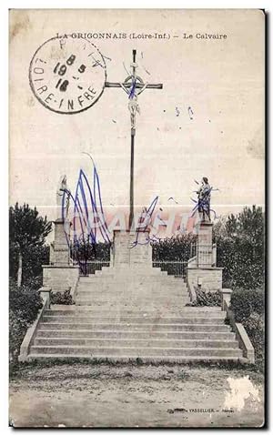 Carte Postale Ancienne Grigonnais Loire Inf Le Calvaire