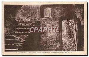 Bild des Verkufers fr Carte Postale Ancienne Cachot du Cardinal La Ballue du Chteau de Plessis les Tours zum Verkauf von CPAPHIL