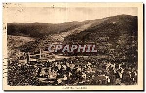 Carte Postale Ancienne Munster (Haut Rhin)