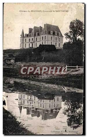 Carte Postale Ancienne Château du Brandais Commune de Saint Meme