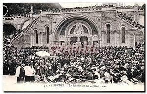 Image du vendeur pour Carte Postale Ancienne Lourdes La Benediction des Malades mis en vente par CPAPHIL