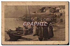 Image du vendeur pour Carte Postale Ancienne Retour De Peche Bretagne mis en vente par CPAPHIL